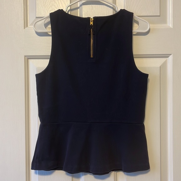 J Crew Navy Blue Tank Top - Picture 2 of 6